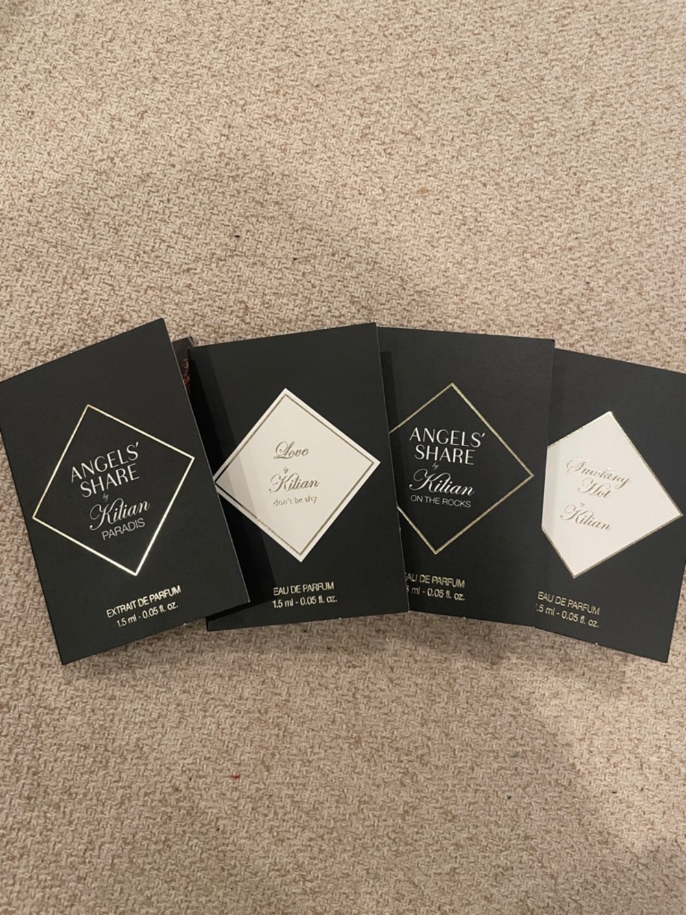 Kilian perfume samples - new